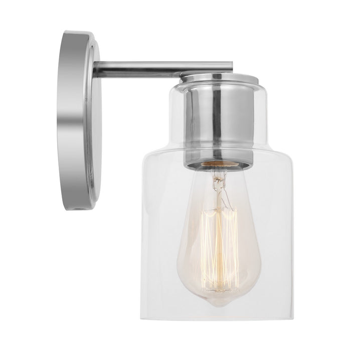 Visual Comfort Studio DJV1001CH One Light Wall Sconce, Chrome