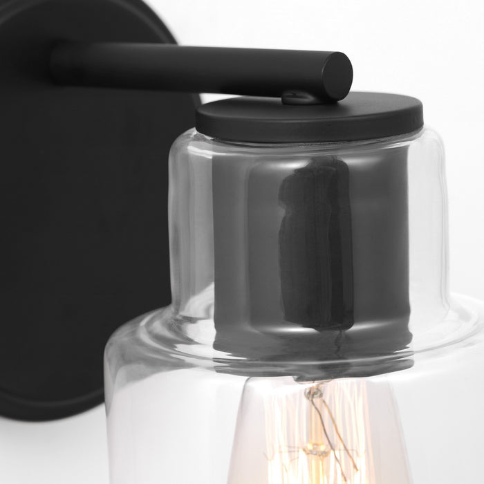 Visual Comfort Studio DJV1001MBK One Light Wall Sconce, Midnight Black