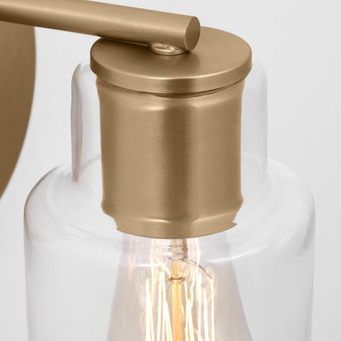 Visual Comfort Studio DJV1001SB One Light Wall Sconce, Satin Brass