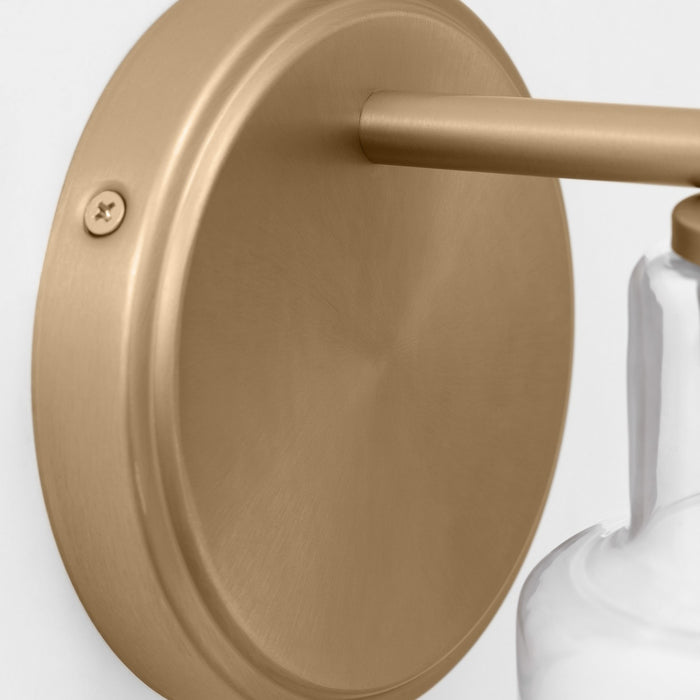 Visual Comfort Studio DJV1001SB One Light Wall Sconce, Satin Brass