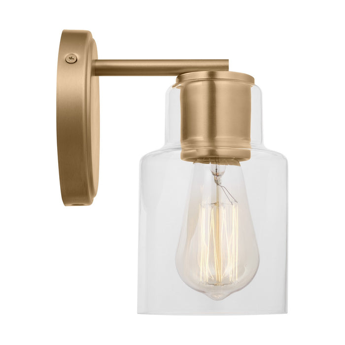 Visual Comfort Studio DJV1001SB One Light Wall Sconce, Satin Brass