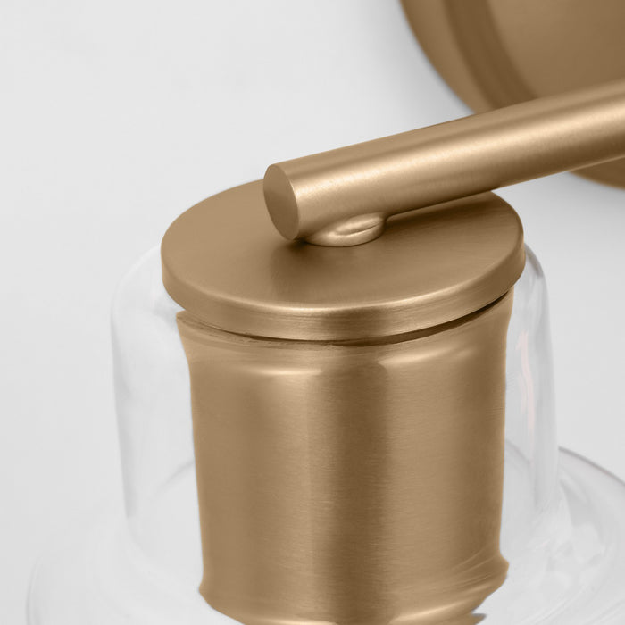 Visual Comfort Studio DJV1002SB Two Light Bath, Satin Brass