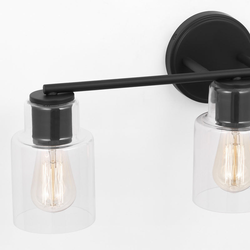 Visual Comfort Studio DJV1003MBK Three Light Bath, Midnight Black