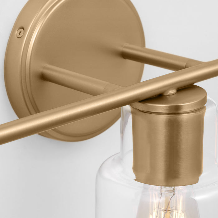 Visual Comfort Studio DJV1003SB Three Light Bath, Satin Brass