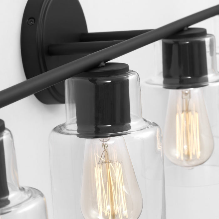 Visual Comfort Studio DJV1004MBK Four Light Bath, Midnight Black