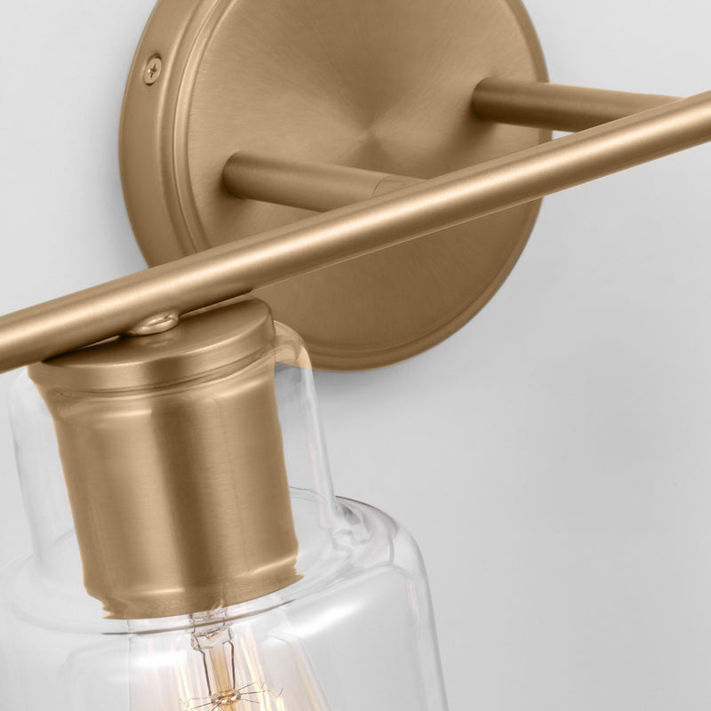 Visual Comfort Studio DJV1004SB Four Light Bath, Satin Brass