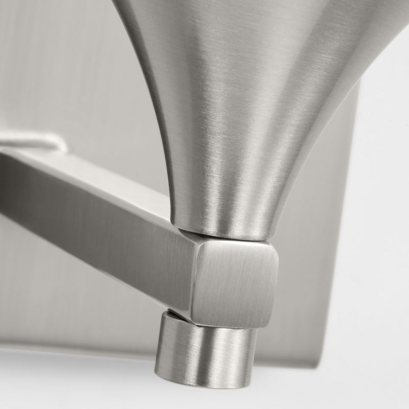 Visual Comfort Studio DJV1021BS One Light Wall Sconce, Brushed Steel