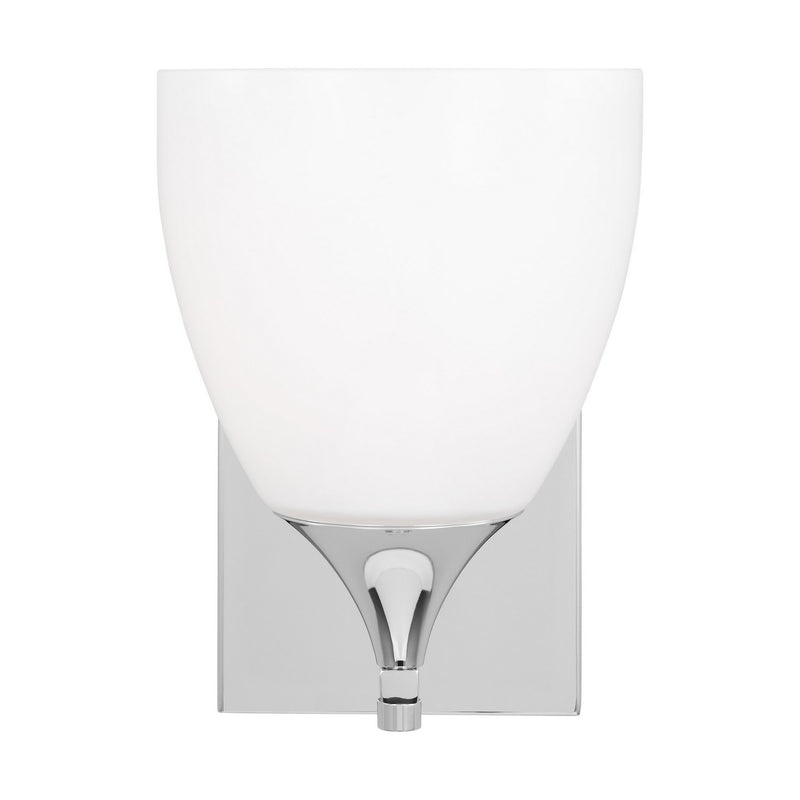 Visual Comfort Studio DJV1021CH One Light Wall Sconce, Chrome