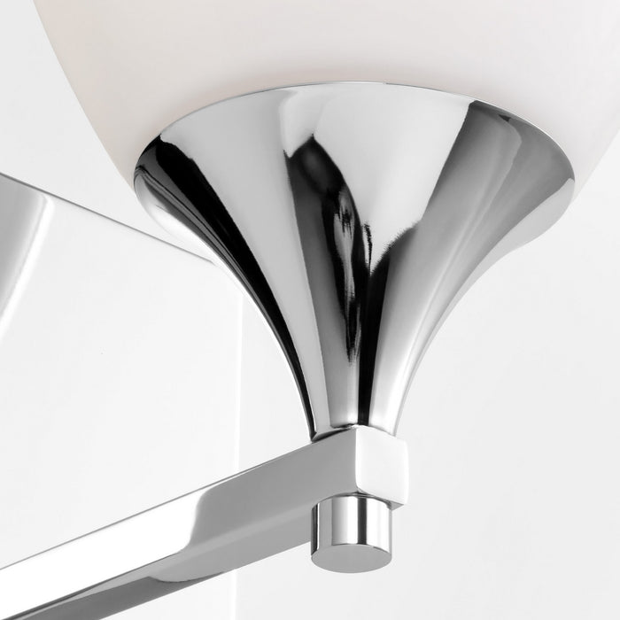 Visual Comfort Studio DJV1021CH One Light Wall Sconce, Chrome