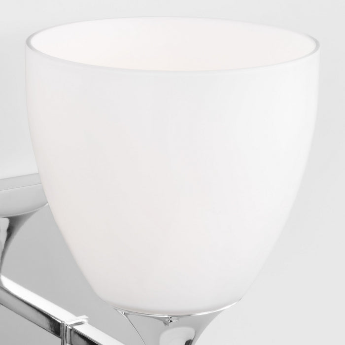 Visual Comfort Studio DJV1021CH One Light Wall Sconce, Chrome