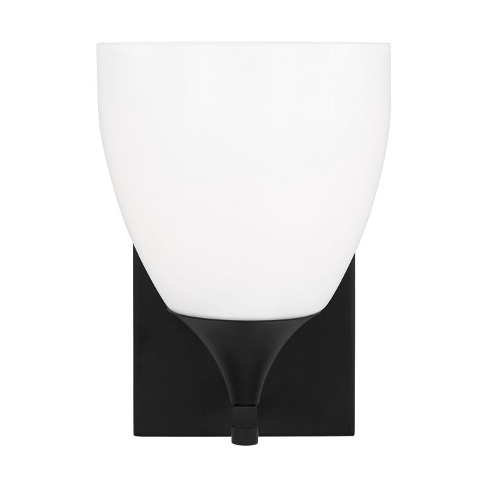 Visual Comfort Studio DJV1021MBK One Light Wall Sconce, Midnight Black