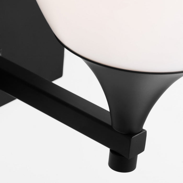 Visual Comfort Studio DJV1021MBK One Light Wall Sconce, Midnight Black