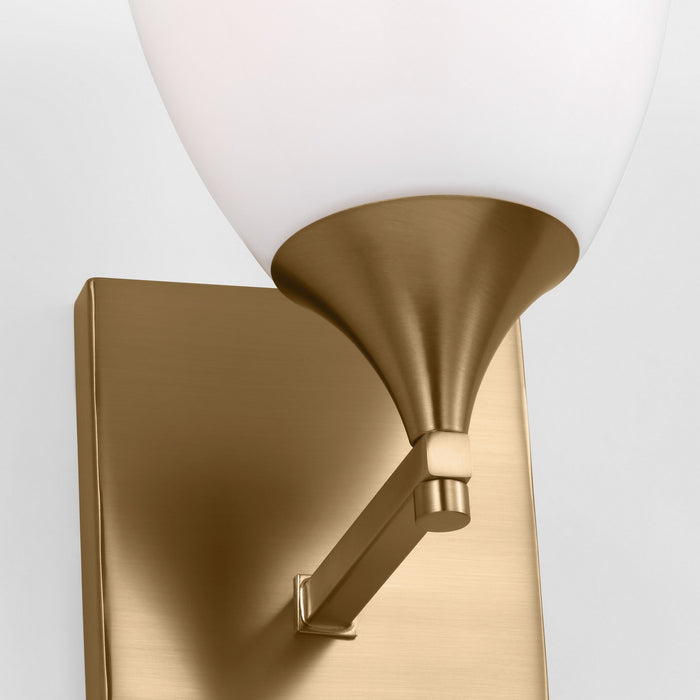 Visual Comfort Studio DJV1021SB One Light Wall Sconce, Satin Brass