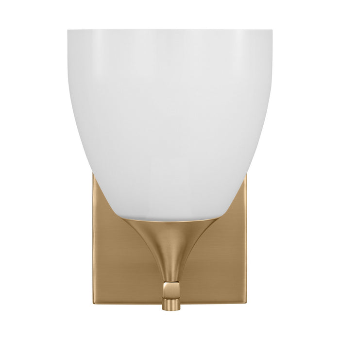 Visual Comfort Studio DJV1021SB One Light Wall Sconce, Satin Brass