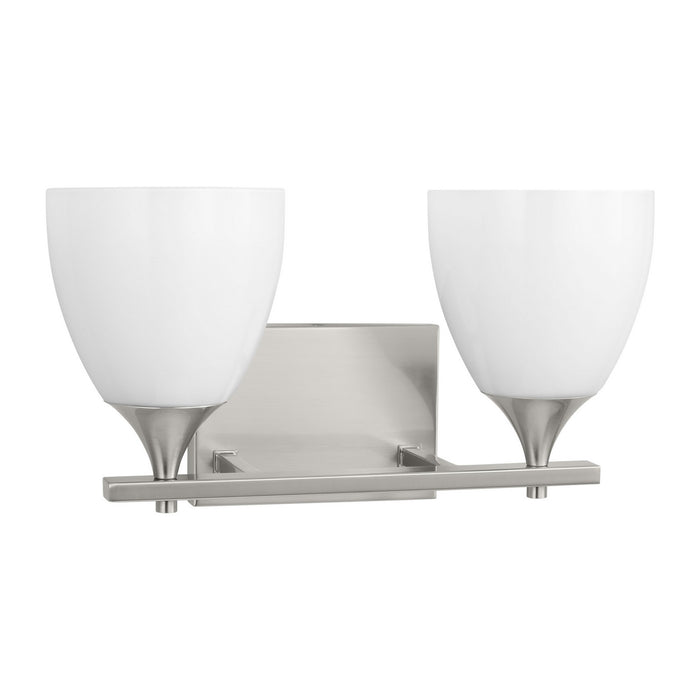 Visual Comfort Studio DJV1022BS Two Light Bath, Brushed Steel