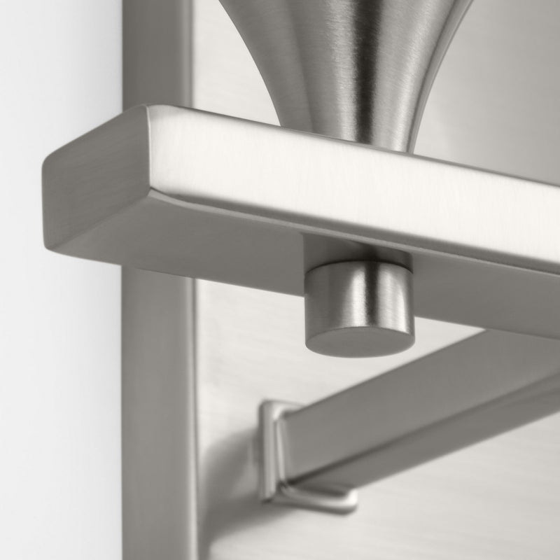 Visual Comfort Studio DJV1022BS Two Light Bath, Brushed Steel