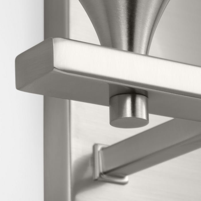 Visual Comfort Studio DJV1022BS Two Light Bath, Brushed Steel