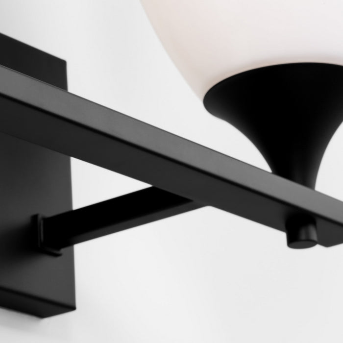 Visual Comfort Studio DJV1022MBK Two Light Bath, Midnight Black