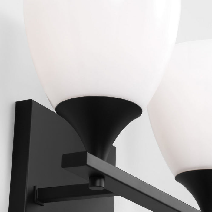 Visual Comfort Studio DJV1022MBK Two Light Bath, Midnight Black