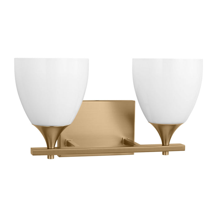 Visual Comfort Studio DJV1022SB Two Light Bath, Satin Brass