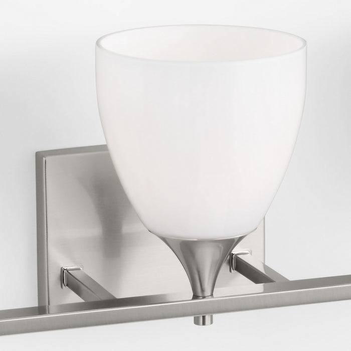 Visual Comfort Studio DJV1023BS Three Light Bath, Brushed Steel
