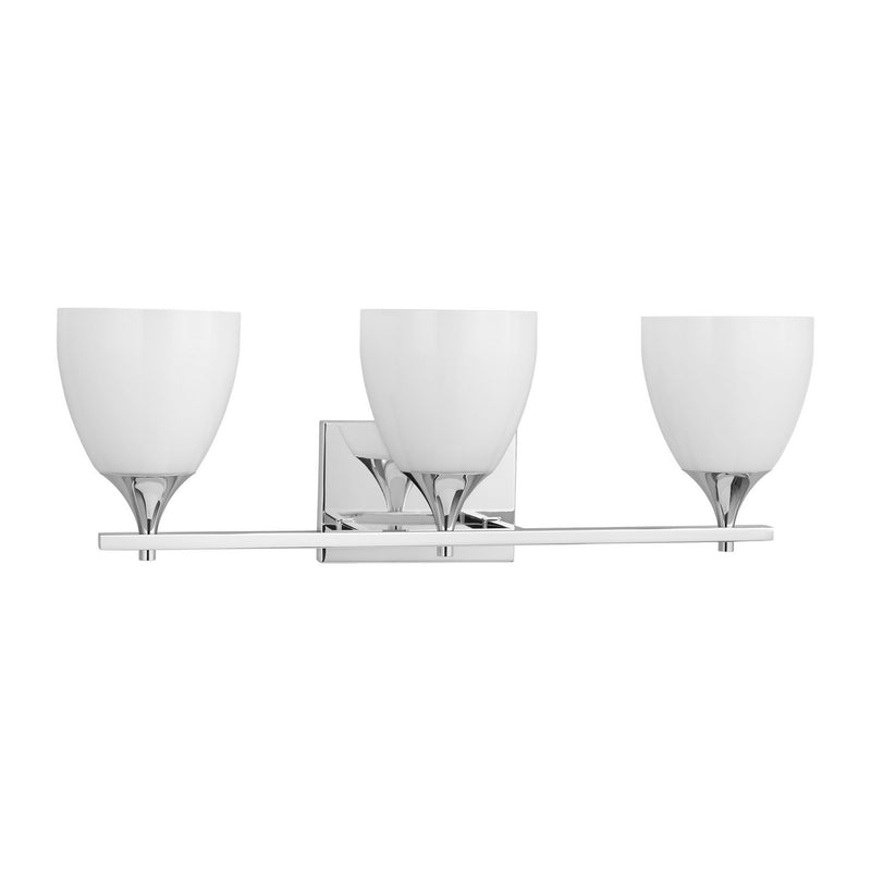 Visual Comfort Studio DJV1023CH Three Light Bath, Chrome