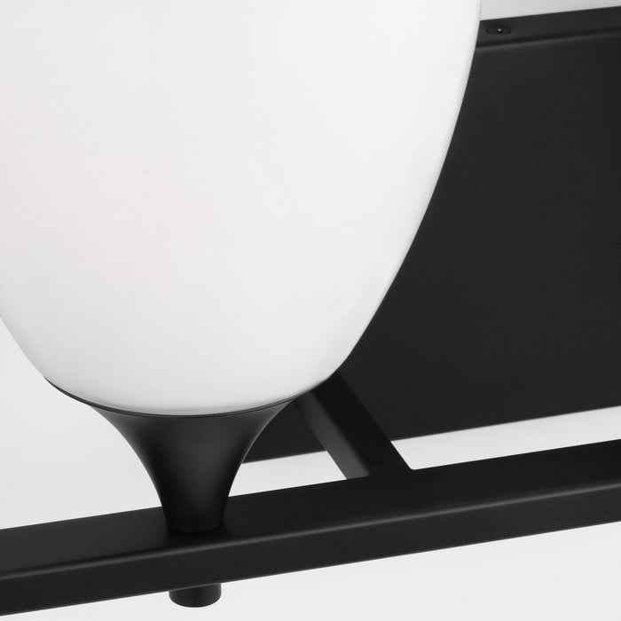 Visual Comfort Studio DJV1024MBK Four Light Bath, Midnight Black