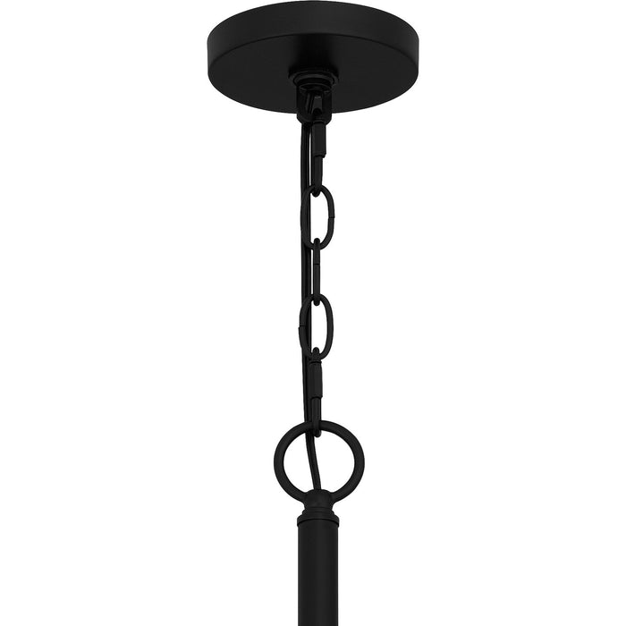 Quoizel ABR5128MBK 12 Light Chandelier, Matte Black