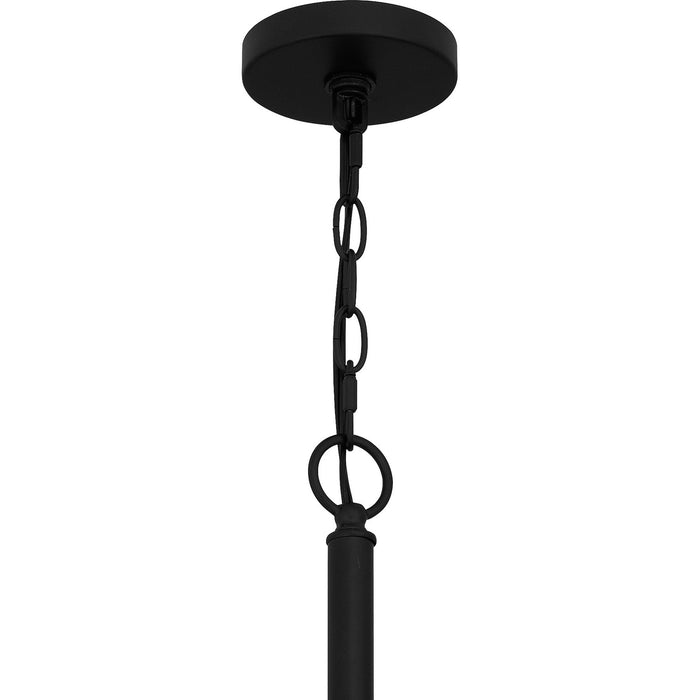 Quoizel ABR5132MBK 18 Light Chandelier, Matte Black