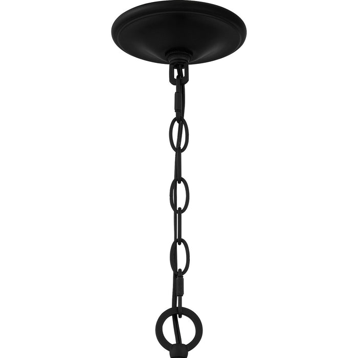 Quoizel AEA5026MBK Five Light Chandelier, Matte Black