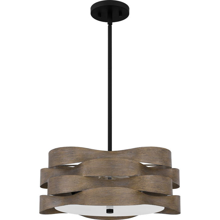 Quoizel APL2816MBK Two Light Pendant, Matte Black
