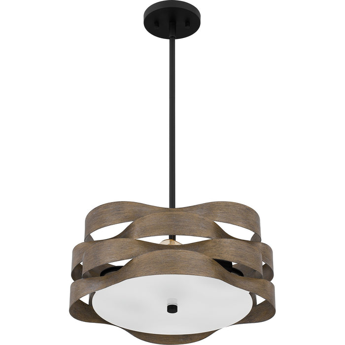 Quoizel APL2816MBK Two Light Pendant, Matte Black