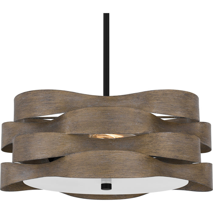 Quoizel APL2816MBK Two Light Pendant, Matte Black