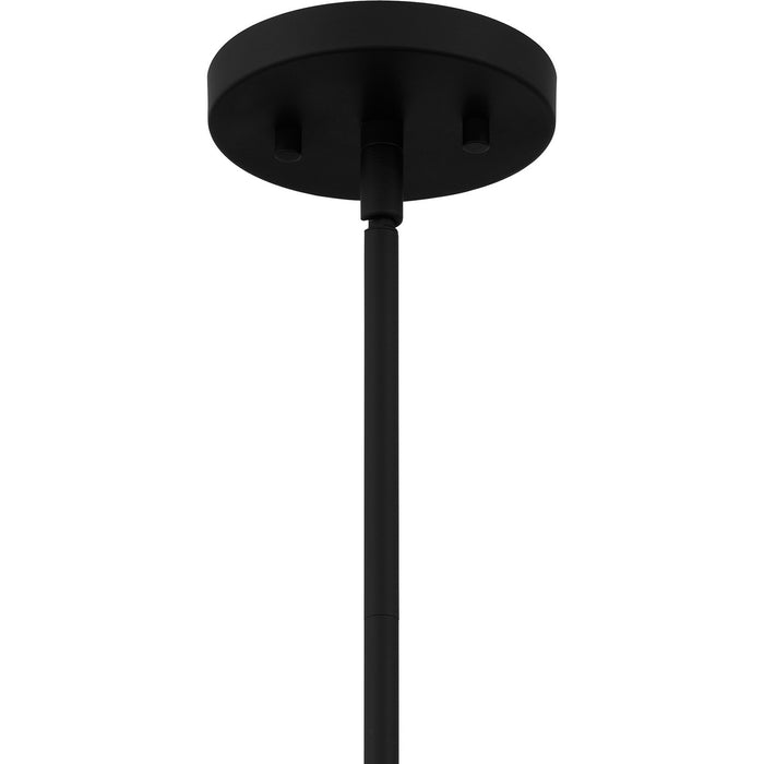 Quoizel APL2816MBK Two Light Pendant, Matte Black