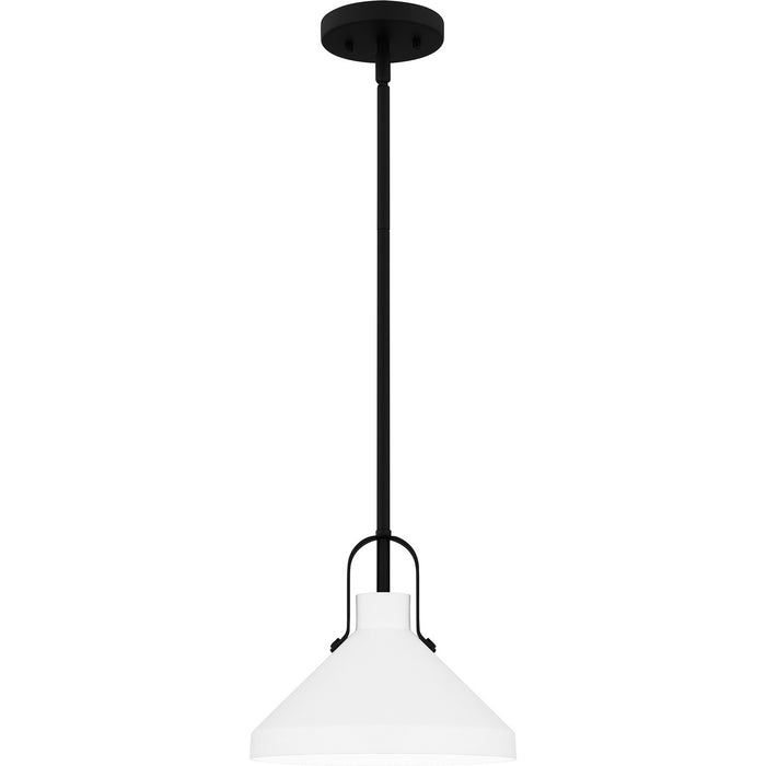 Quoizel BIK1510MBK One Light Pendant, Matte Black