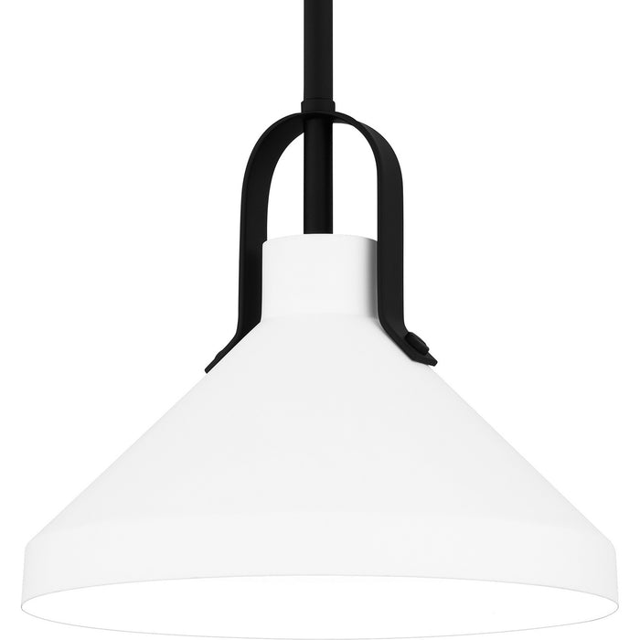 Quoizel BIK1510MBK One Light Pendant, Matte Black