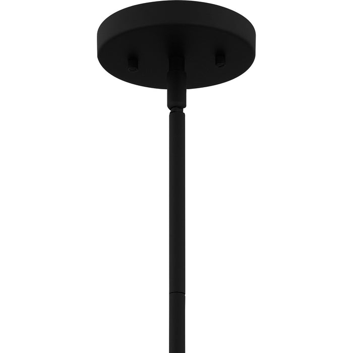 Quoizel BIK1510MBK One Light Pendant, Matte Black