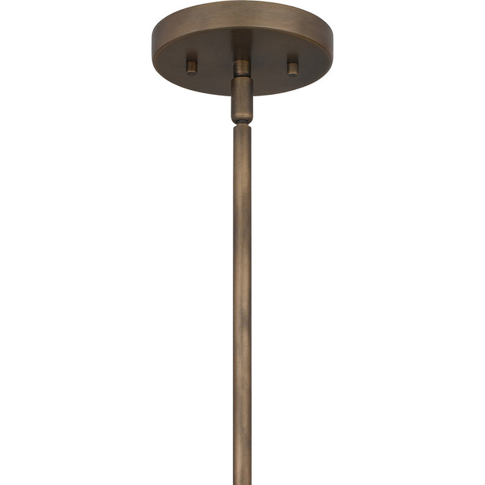 Quoizel CRO5026SU Six Light Chandelier, Statuary Bronze