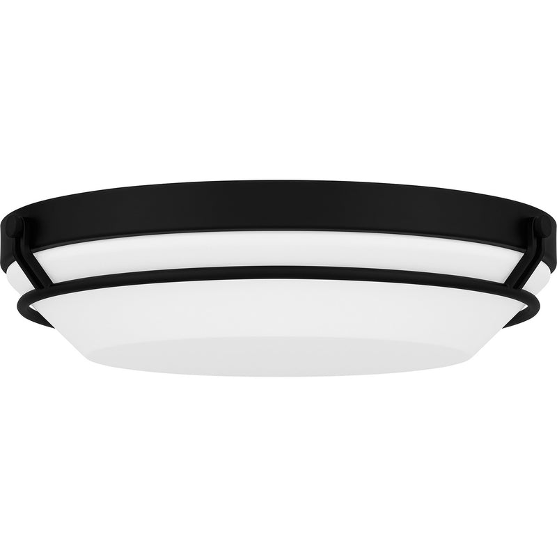 Quoizel DNB1616MBK LED Flush Mount, Matte Black