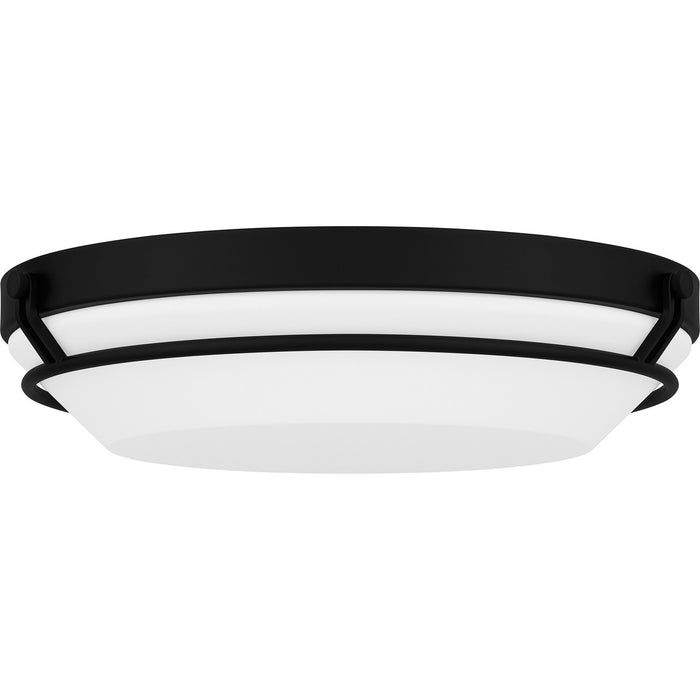 Quoizel DNB1616MBK LED Flush Mount, Matte Black
