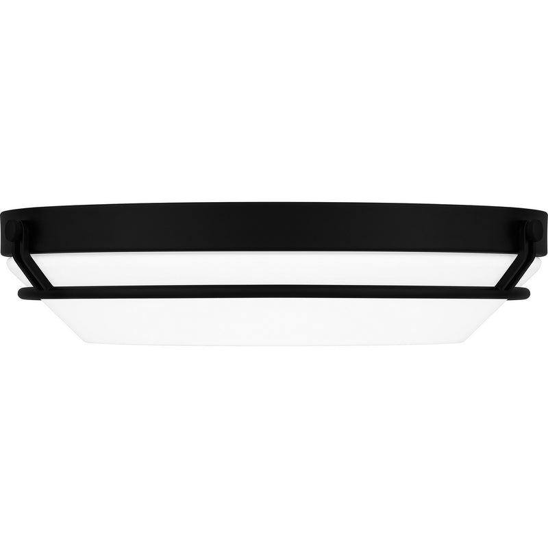 Quoizel DNB1616MBK LED Flush Mount, Matte Black