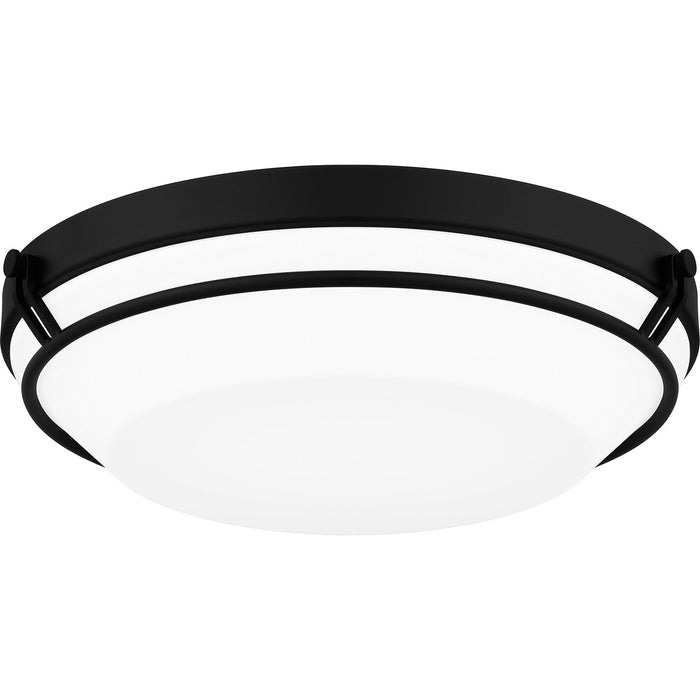 Quoizel DNB1616MBK LED Flush Mount, Matte Black