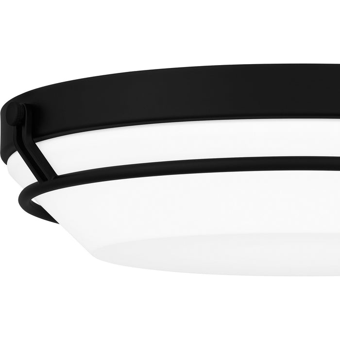 Quoizel DNB1616MBK LED Flush Mount, Matte Black
