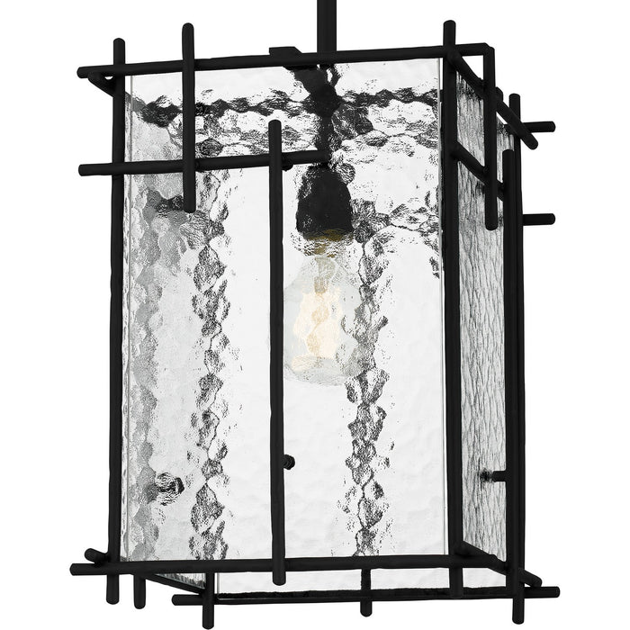 Quoizel DPN1512MBK One Light Pendant, Matte Black