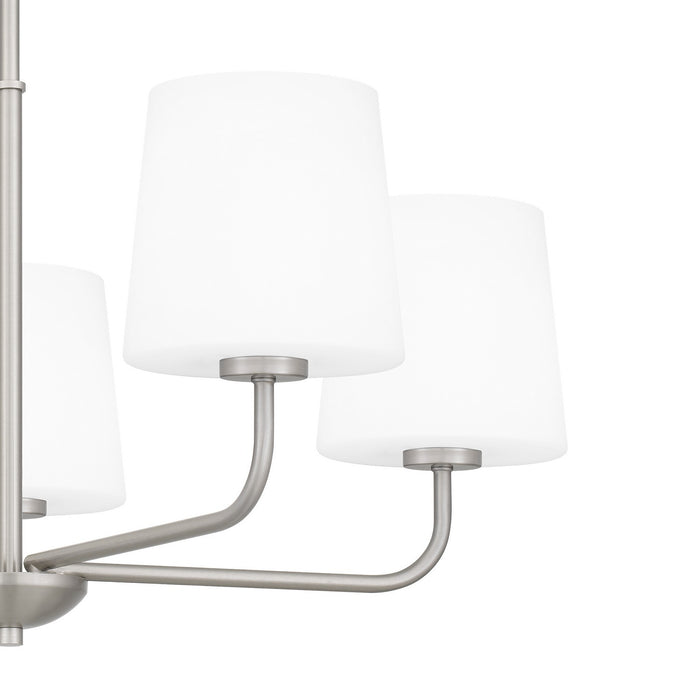 Quoizel GGR5028BN Five Light Chandelier, Brushed Nickel