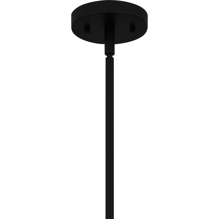 Quoizel GGR5028MBK Five Light Chandelier, Matte Black