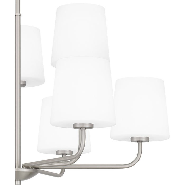 Quoizel GGR5032BN Nine Light Chandelier, Brushed Nickel