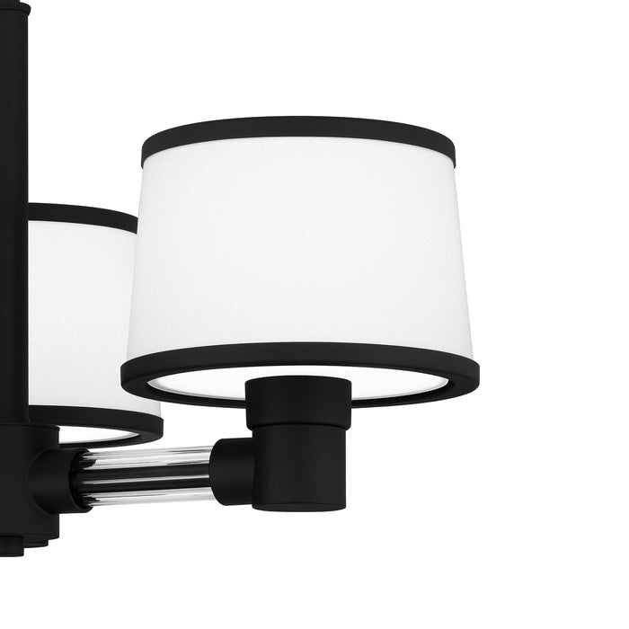 Quoizel KYL2822MBK Three Light Chandelier, Matte Black