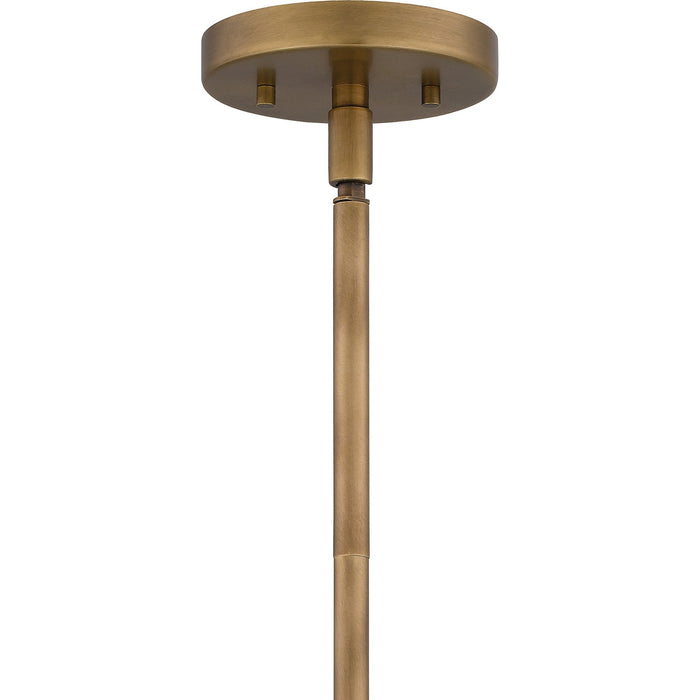 Quoizel MAO5026WS Five Light Chandelier, Weathered Brass