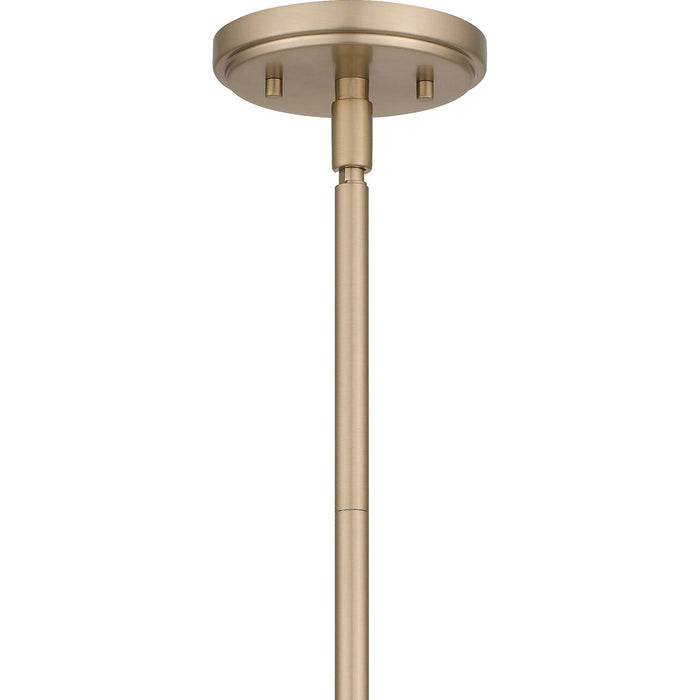 Quoizel MIC638BGD Six Light Linear Chandelier, Bronze Gold